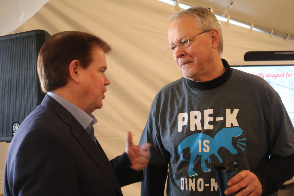 Jim Vaszauskas at Dr. Sarah K Jandrucko Academy for Early Learners Ribbon Cutting Event