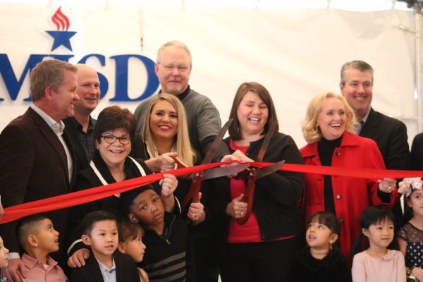 Close up of Ribbon Cutting Ceremony at Sarah K Jandrucko Academy for Early Learners Ribbon Cutting Event