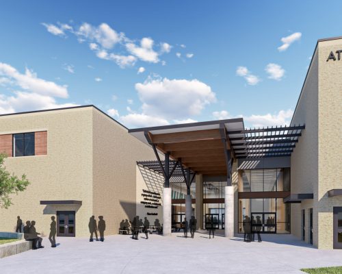 Georgetown New HS - Ext 03 Gym Entry