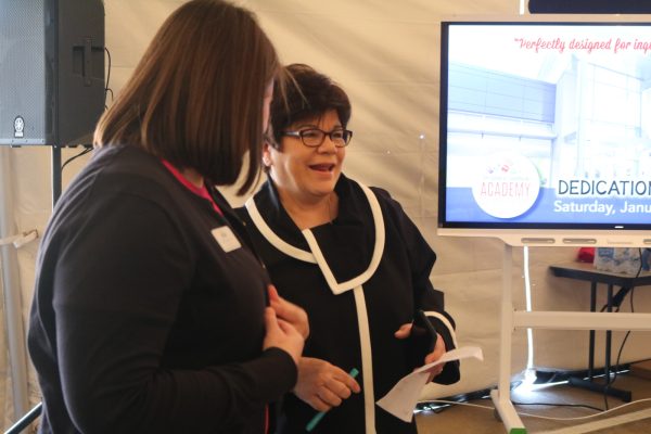 Holly at Sarah K Jandrucko Academy for Early Learners Ribbon Cutting Event