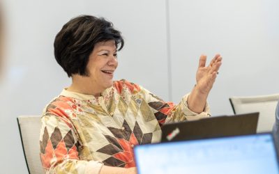 Holly Teague representing the Planning team in a meeting at MOREgroup