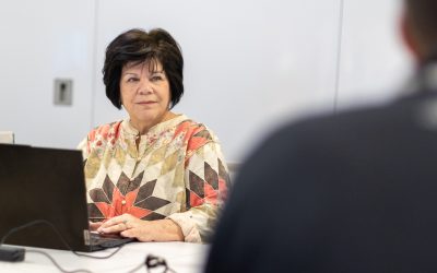 Holly Teague representing the Planning team in a meeting at MOREgroup