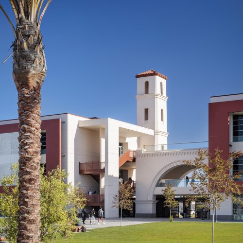 Renovated and newly designed and constructed classroom building on the campus of Santa Maria High School and CTE classrooms at mutliple campuses in Santa Maria School District. Designed by Huckabee, Los Angeles, California office.