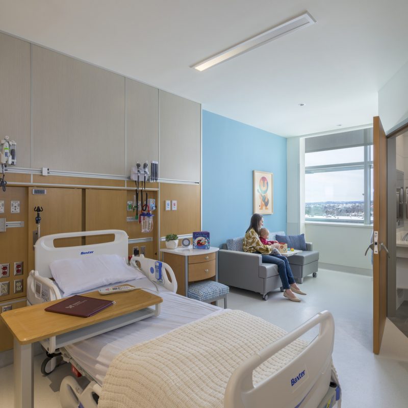 Interior design image of Inova Loudoun Hospital 6th  Floor by Jeffrey Sauers of CPI Productions