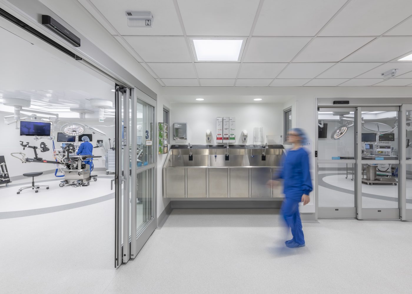 Interior design image of Inova Woodburn Orthopedic Ambulatory Surgery Center in Annandale VA by Carson King of CPI Productions