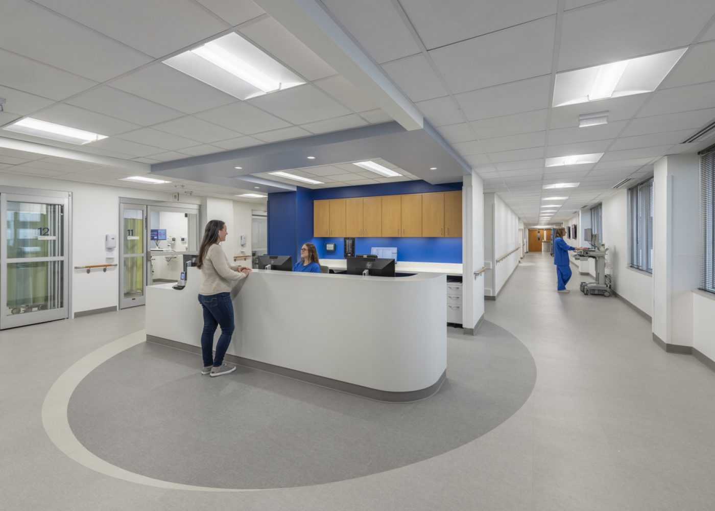 Interior design image of Inova Woodburn Orthopedic Ambulatory Surgery Center in Annandale VA by Carson King of CPI Productions