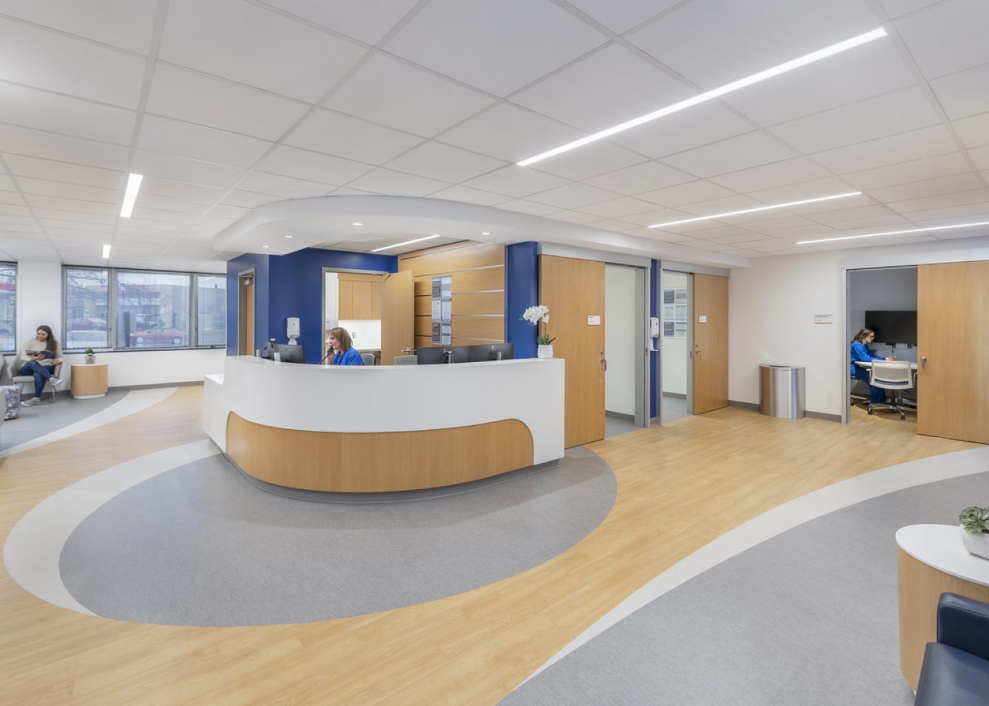 Interior design image of Inova Woodburn Orthopedic Ambulatory Surgery Center in Annandale VA by Carson King of CPI Productions