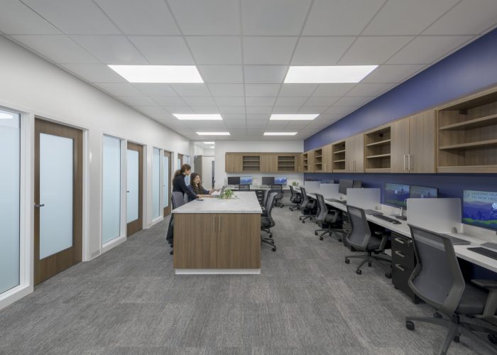 Interior design image of Mary Washington Hospital Tompkins Martin Plaza 4th Floor in Fredericksburg VA by Jeffrey Sauers of CPI Productions