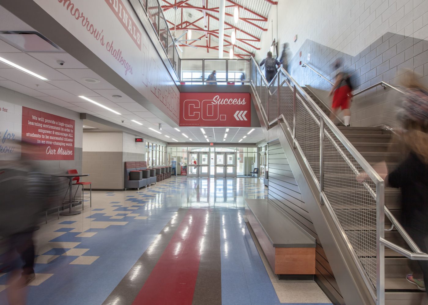high school hallway and staircase|high school gymnasium students activities|high school cafeteria seating|high school hallway students walking|high school hallway students walking|high school student gathering socialize|high school exterior building|student learning healthcare|high school students learning|high school auditorium|high school building exterior view||||||||||||||||||||