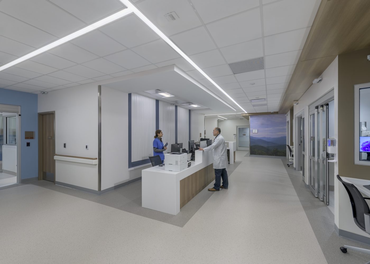 Interior design image of Mary Washington Hospital NICU in Fredericksburg VA by Jeffrey Sauers of CPI Productions