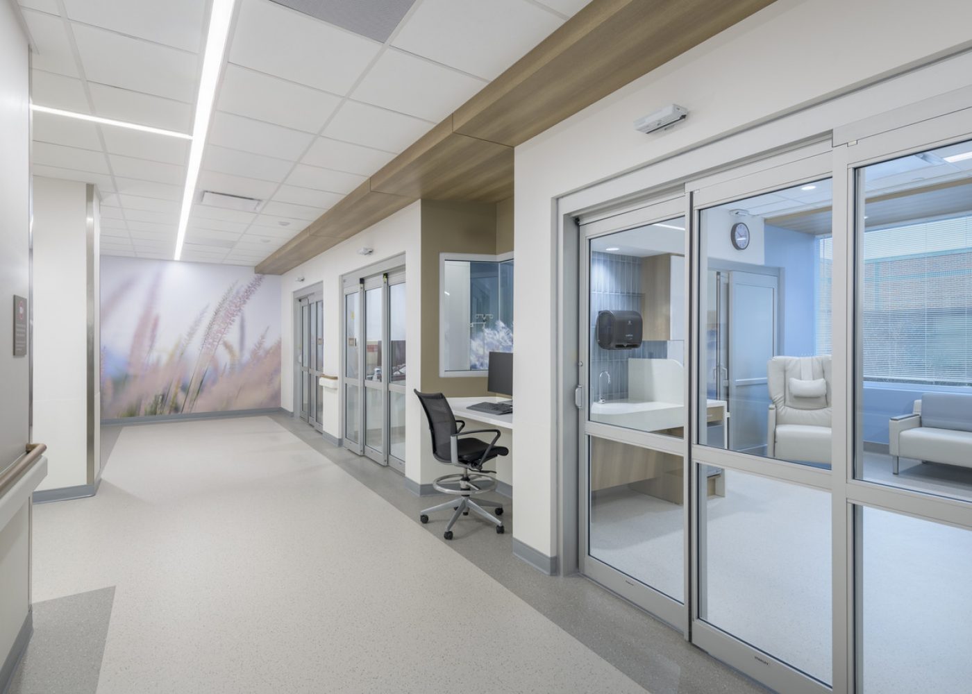 Interior design image of Mary Washington Hospital NICU in Fredericksburg VA by Jeffrey Sauers of CPI Productions