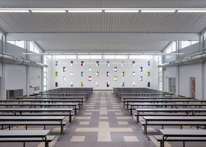 The multi-purpose room at Ullom Elementary School in Las Vegas, NV.