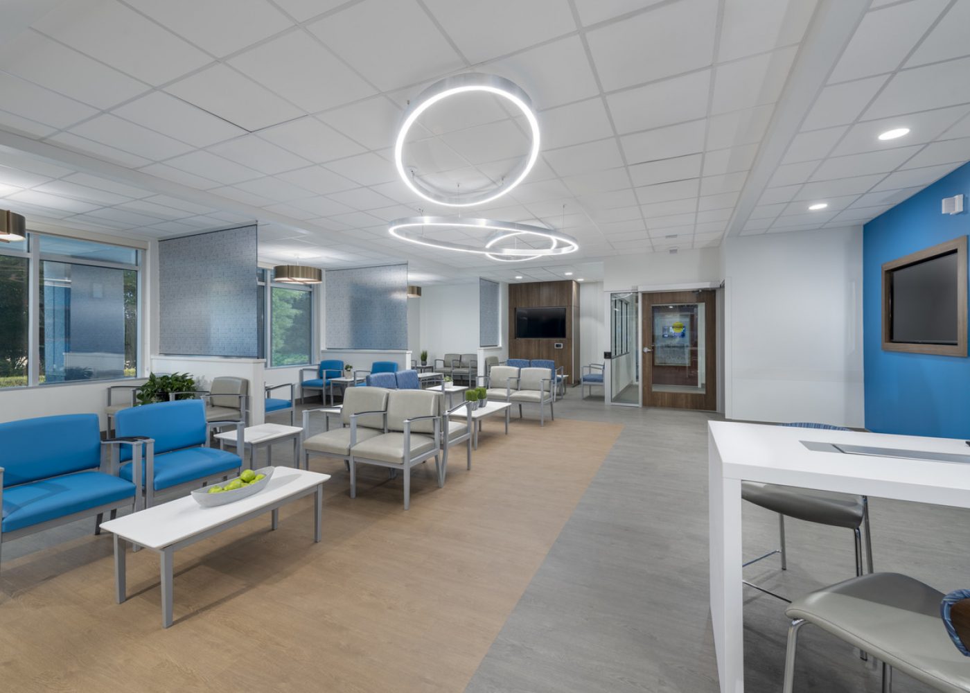 Interior design image of Virginia Hospital Center Ambulatory Surgery Center in McLean, VA by Jeffrey Sauers of CPI Productions