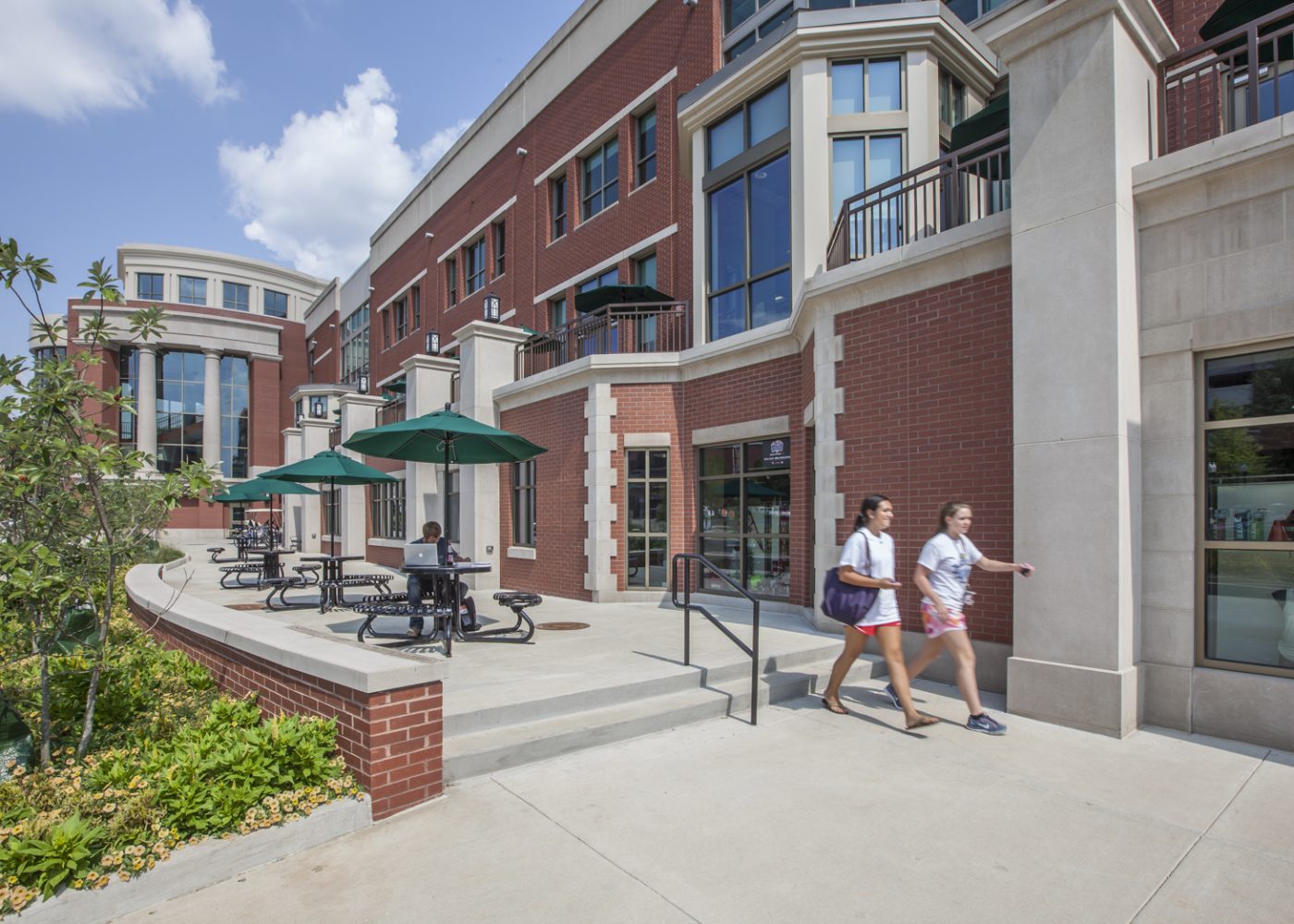 higher education student center exterior