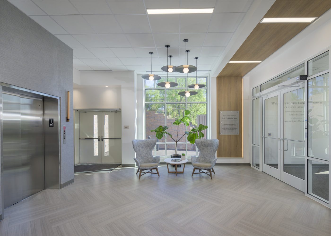 Interior image of Washington Lee University Lindley Center for Student Wellness in Lexington, VA by Jeffrey Sauers of CPI Productions