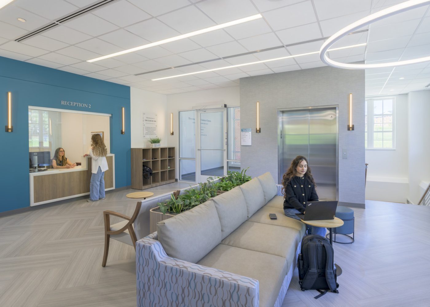 Interior image of Washington Lee University Lindley Center for Student Wellness in Lexington, VA by Jeffrey Sauers of CPI Productions
