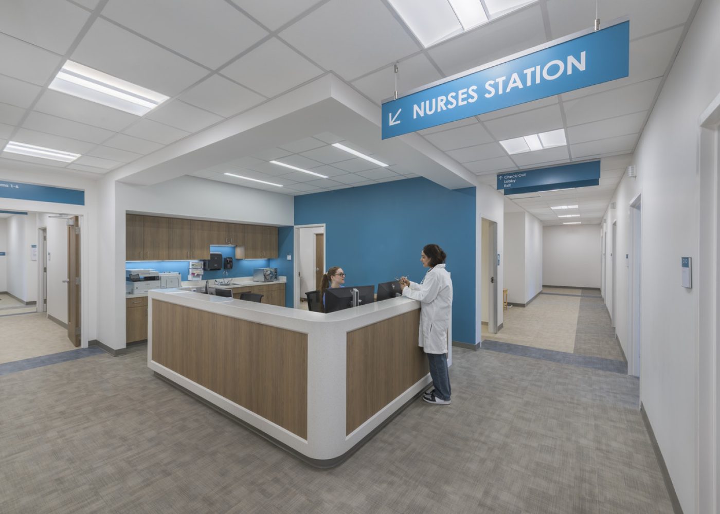 Interior image of Washington Lee University Lindley Center for Student Wellness in Lexington, VA by Carson King of CPI Productions