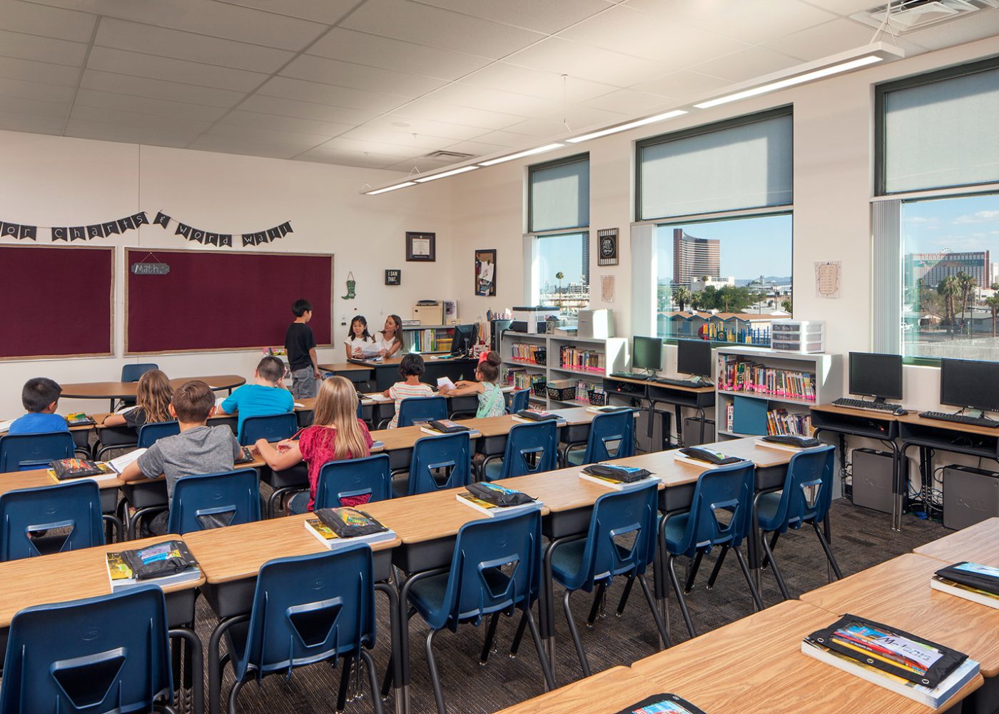 TSK Architect -  Rex Bell Elementary  - Photography by Tom Bonner  -  Job ID 6309