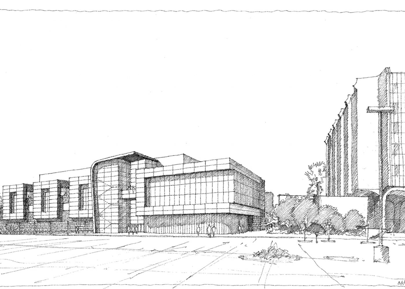 university-of-nevada-las-vegas-student-union-sketch-4